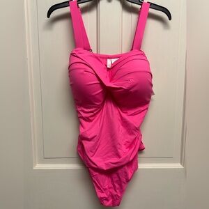 Anne Cole Pink Swimsuit Sz 18W NWT